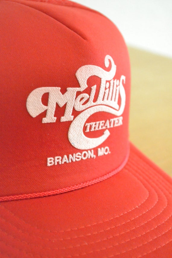 Vintage Mel Tillis Theater Branson, Mo Trucker Hat - image 3