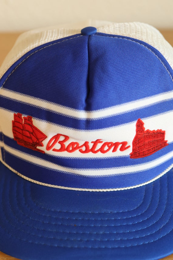 Vintage Boston Massachusetts Trucker Hat - image 2