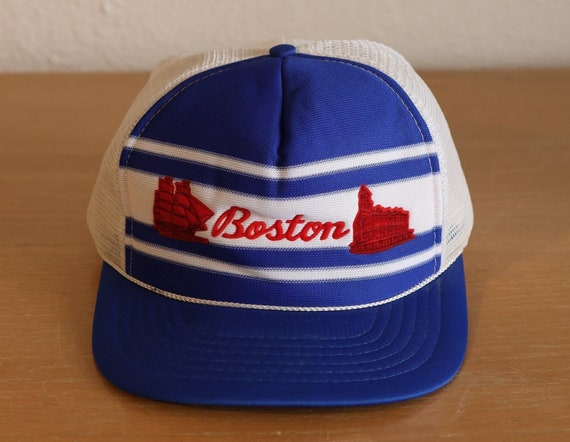 Vintage Boston Massachusetts Trucker Hat - image 1