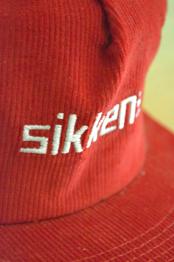 Vintage Sikkens Corduroy Trucker Hat (Made In U.S… - image 3