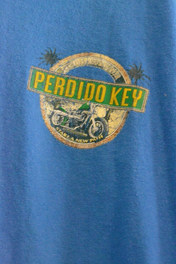 Perdido Key, FL Start A New Path Biker Tee (Sz 2X… - image 3