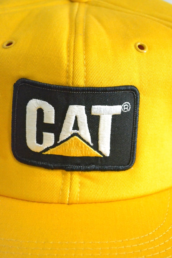 Vintage CAT Five Panel Cap made in U.S 