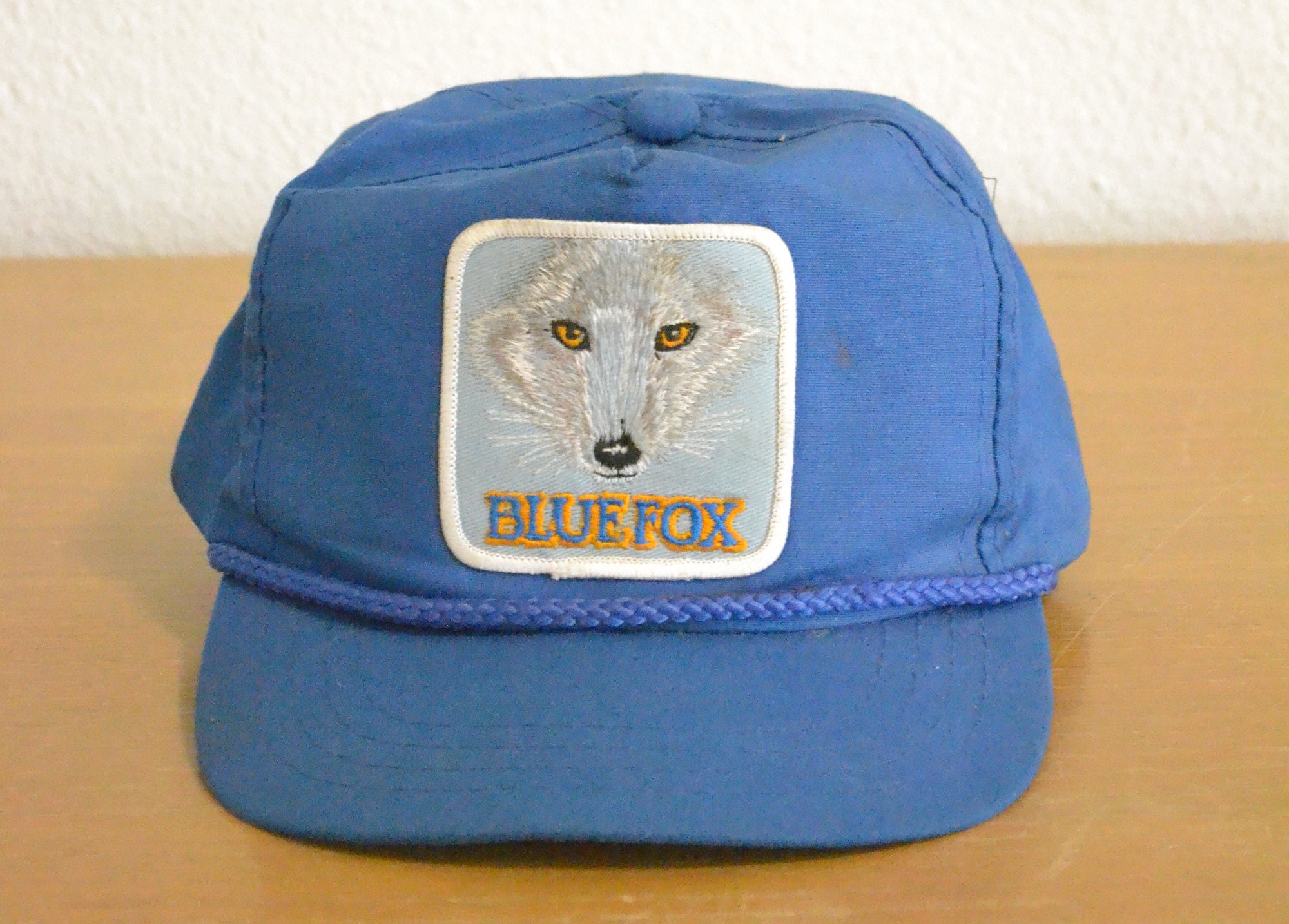 Vintage Blue Fox Fishing Lure Trucker Cap 