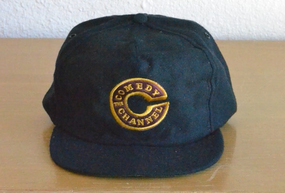 Vintage The Comedy Channel Suede Cap (Made In U.S… - image 1