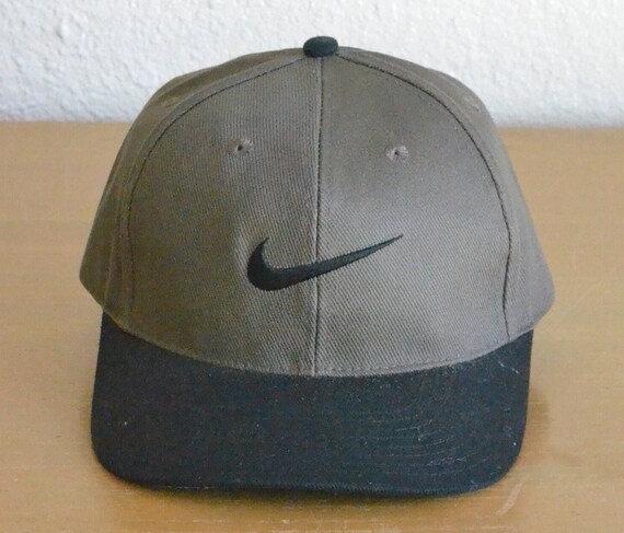 New Era Nike Brown/black Dad Cap - Etsy 