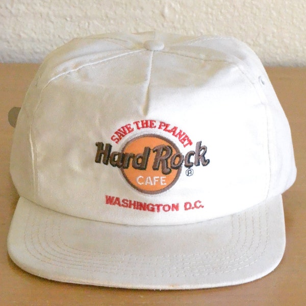 Vintage Hard Rock Cafe Washington D.C. Trucker Cap (Made In U.S.A.)