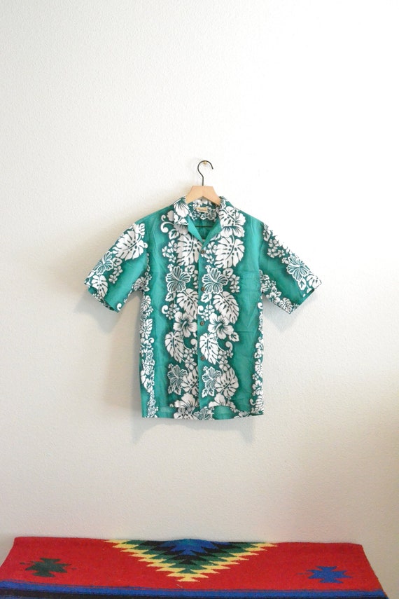 Vintage Royal Creations Hawaiian Shirt (Sz S) Made