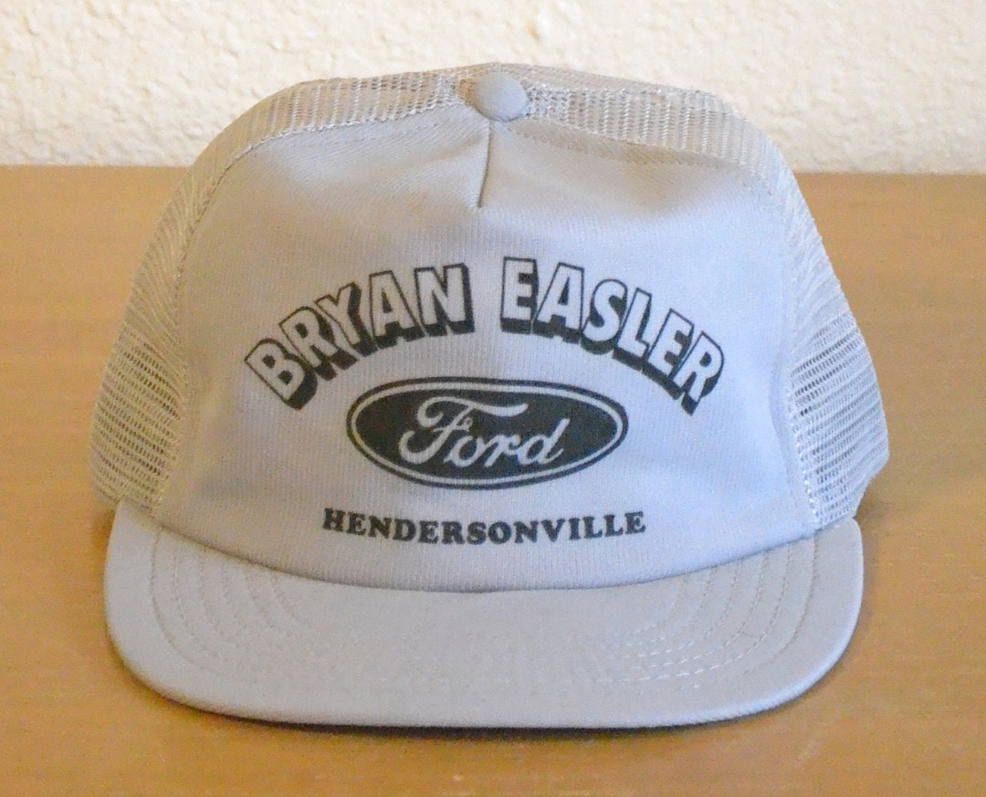 Vintage Bryan Easler Hendersonville Ford Trucker Hat made in Etsy