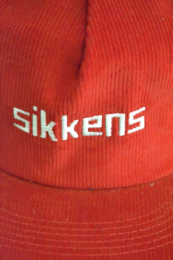 Vintage Sikkens Corduroy Trucker Hat (Made In U.S… - image 2