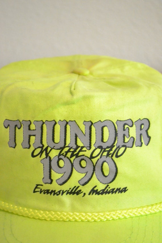 Vintage Thunder 1990 Evansville, Indiana Rope Cap - image 2