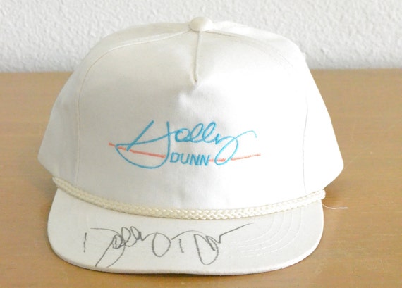 Vintage Dolly Dunn Signed Cap - image 1