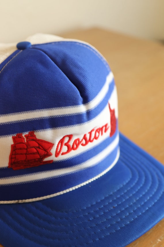 Vintage Boston Massachusetts Trucker Hat - image 3