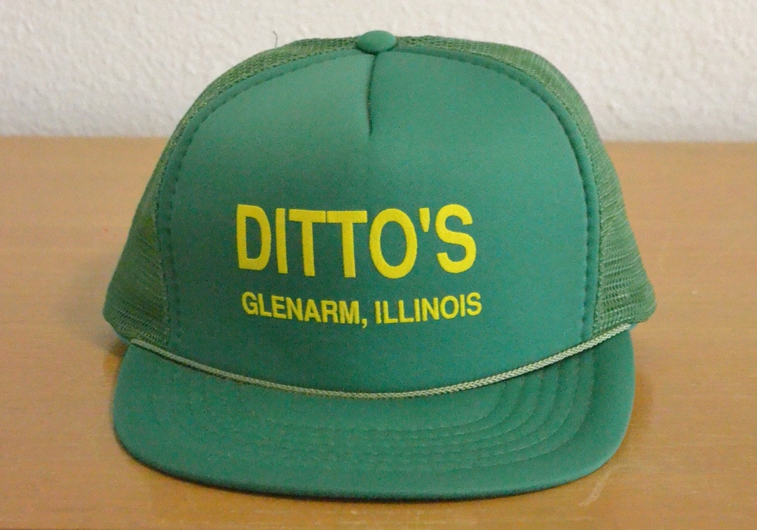 Vintage Ditto's Glenarm Illinois Trucker Hat Etsy