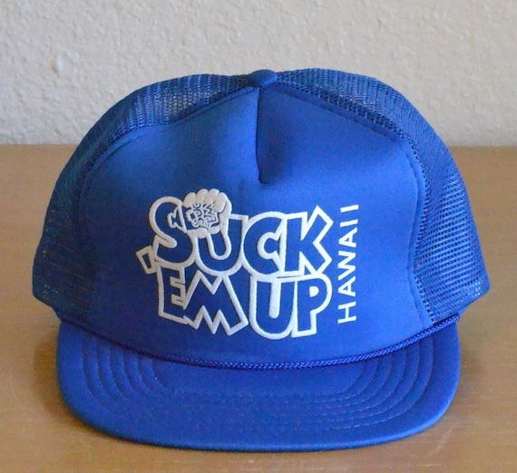 Vintage Suck'em Up Hawaii Trucker Hat (Made In Ha… - image 1