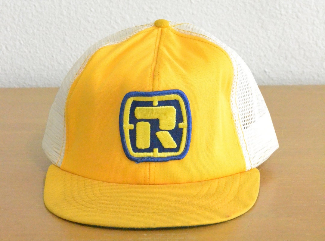 Letter R Hat Vintage Letter R Patched Trucker Hat made in U.S.A. - Etsy