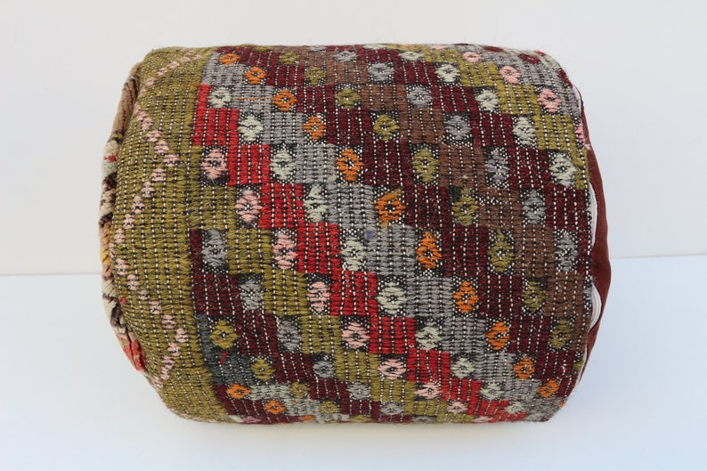 Modern pouf Square pouf Bench pouf Ottoman pouf Leather pouf Ottoman chair Handmade pouf Pouffe Vintage pouf Boho pouf Aztec pouf