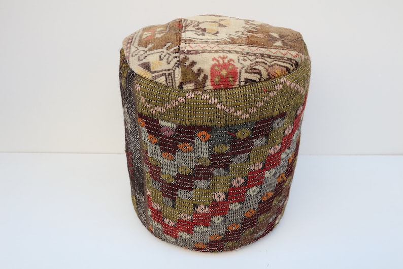 Modern pouf Square pouf Bench pouf Ottoman pouf Leather pouf Ottoman chair Handmade pouf Pouffe Vintage pouf Boho pouf Aztec pouf