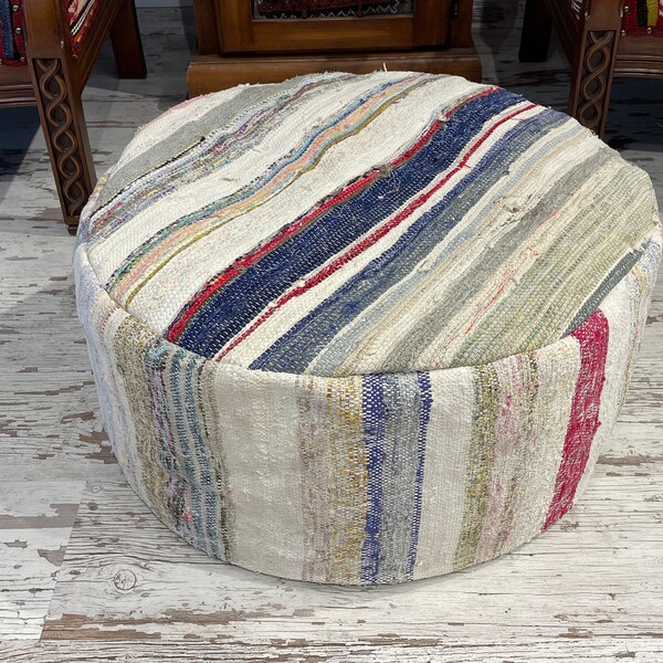 Boho Ottoman Pouf Etsy