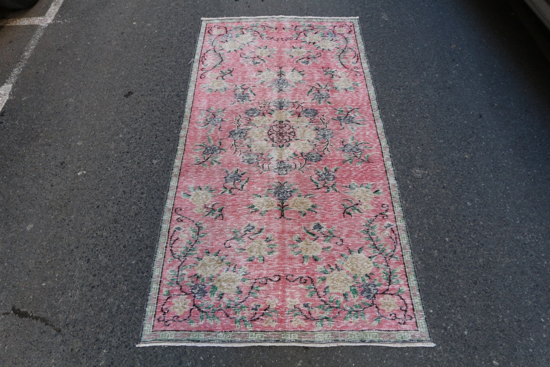 Handmade Vintage Carpet Wool Floor Rugs Eastern Gift Presents Eastern