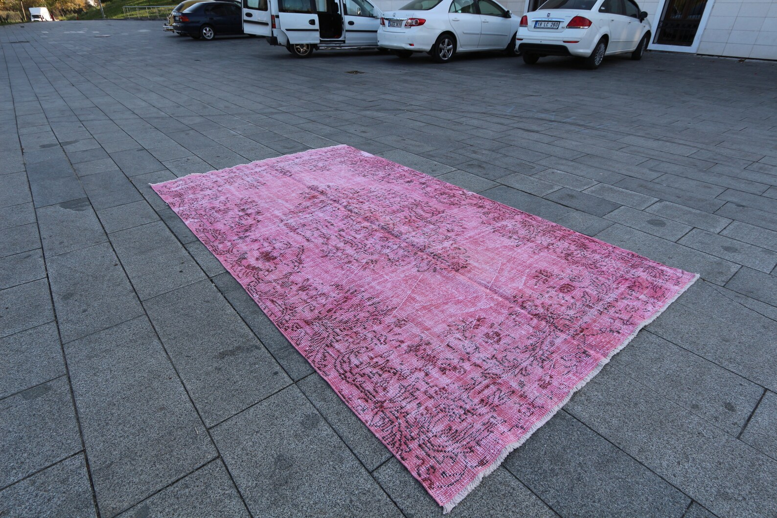 Decorative Pink Rug 9'7x5'7feet 298x174 | Etsy