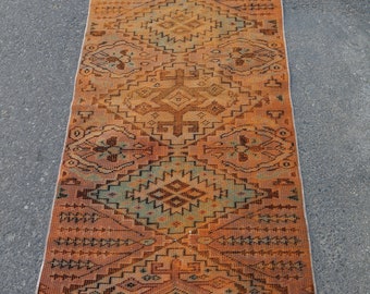 Tappeto in lana fatto a mano - Tappeto turco vintage, 175 x 83 cm