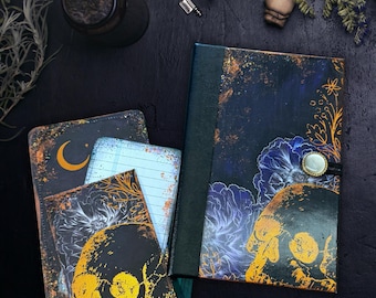 Book of Shadows: handgemaakt schedeldagboek voor spreuken