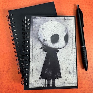 Skull Head Journal | Skeleton Head Notebook | Goth Journal | Oddity Journal | Halloween Gift | Creepy Journal | Halloween Journal