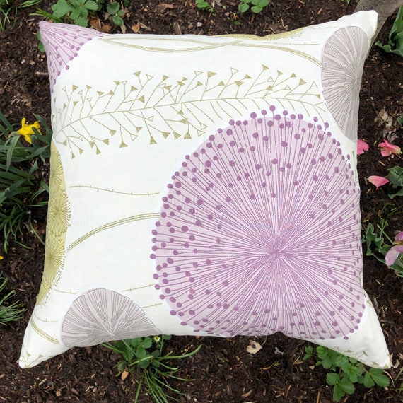 English Gardenia Fabric by Harlequin~Modern Floral Pillow Cover~Fabric Printed in the UK~Designer Cushion Cover~Ready to Ship