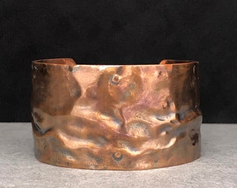 Wide Copper Cuff, Adjustable