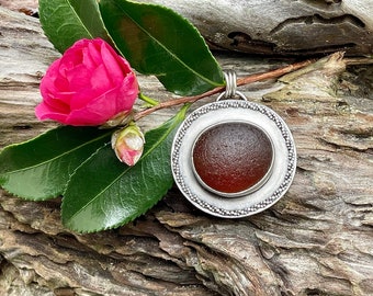 Sterling Silver & English Sea Glass