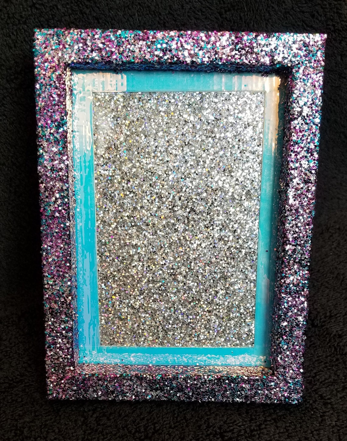 Glitter picture frame Etsy