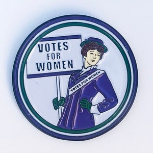 Stimmen für Frauen Suffragette Power Pin - Wahlrecht Emaille Pin