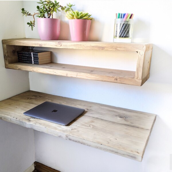 Wall Folding Desk Etsy UK