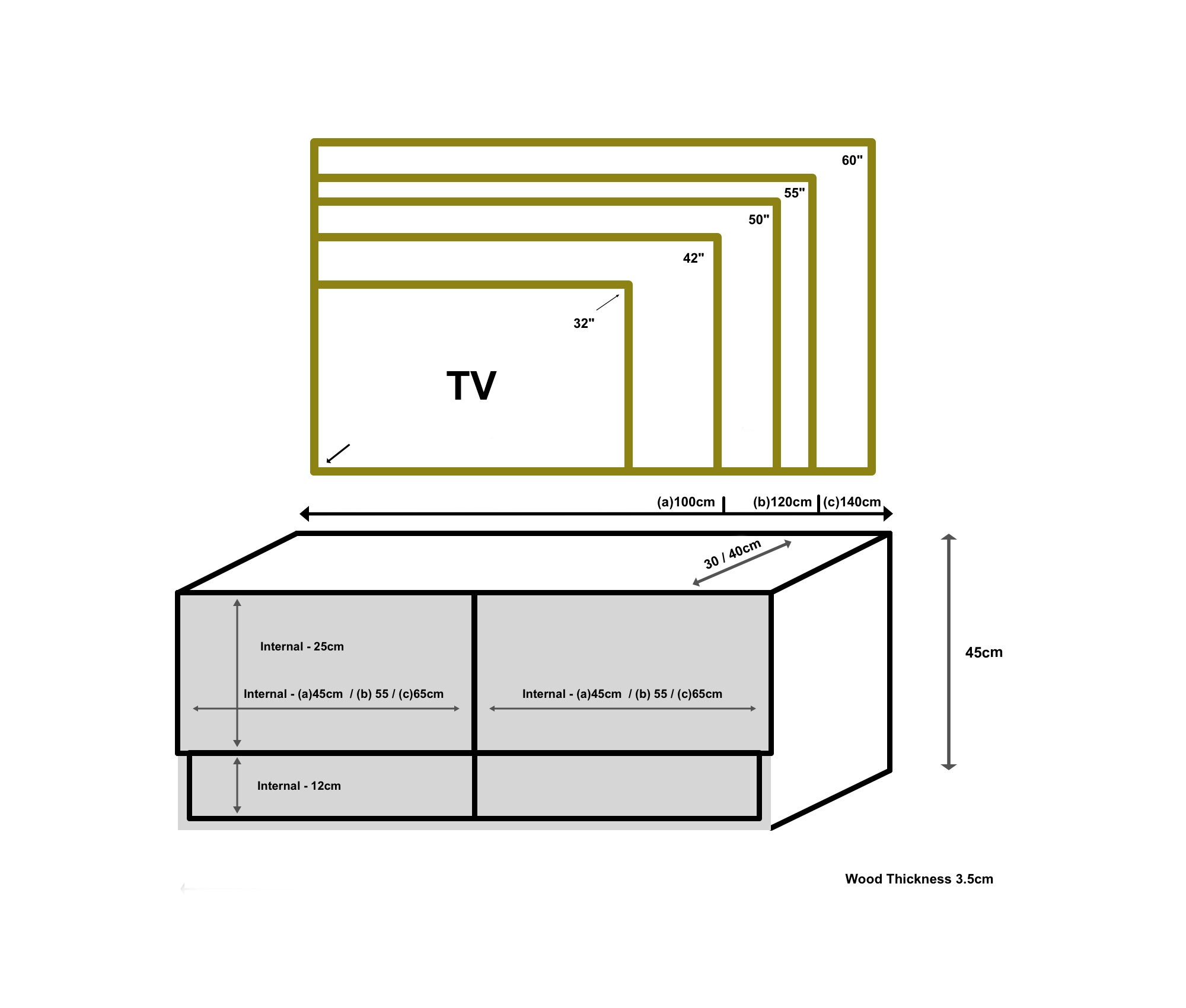 Rustic Floating TV Storage Unit TV Console Etsy UK