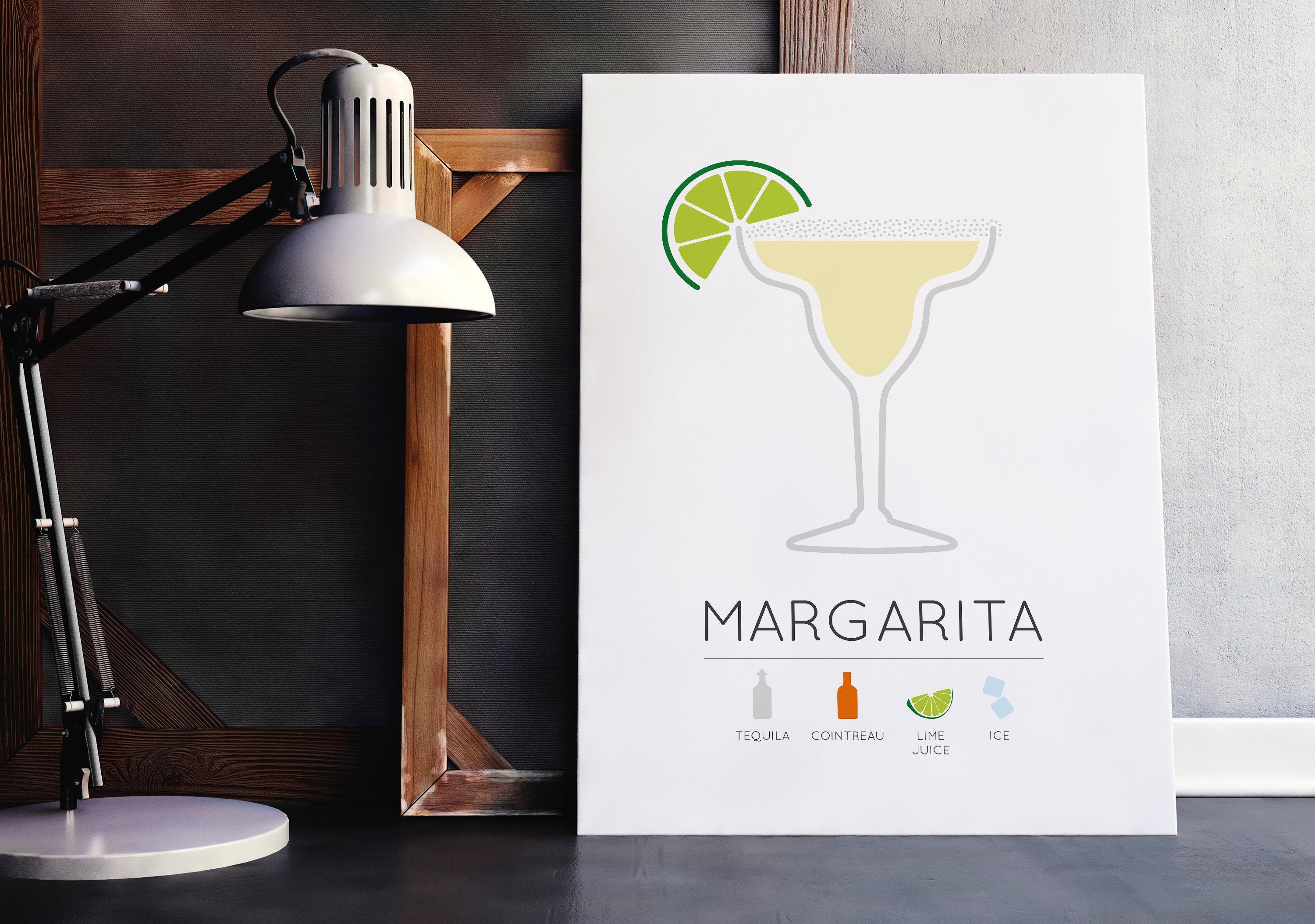 Margarita Cocktail DIGITAL DOWNLOAD Printable Wall Decor Etsy
