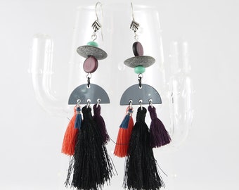 Asymmetrical earrings