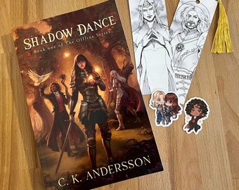 Shadow Dance, SIGNED paperback edition, dark fantasy novel featuring high elves, vampires and lots of romantic tension