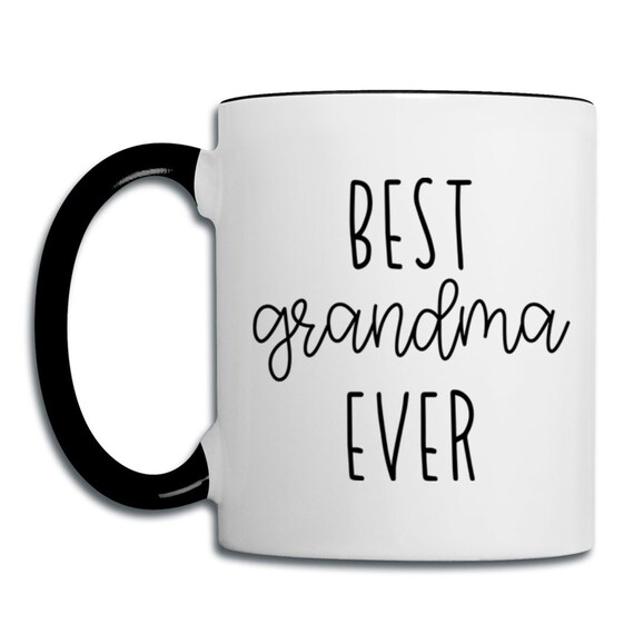 Best Grandma Ever Cup Gift for Grandma From Grandkids Etsy