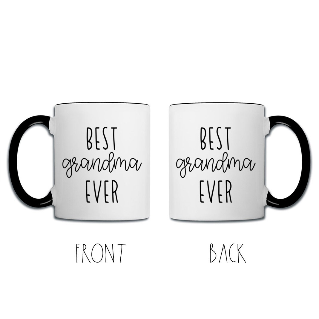 Best Grandma Ever Cup Gift for Grandma from Grandkids Etsy