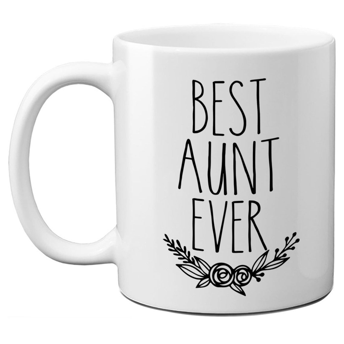 Best Aunt Mug Aunt Gifts From Niece or Nephew Best Aunt Etsy