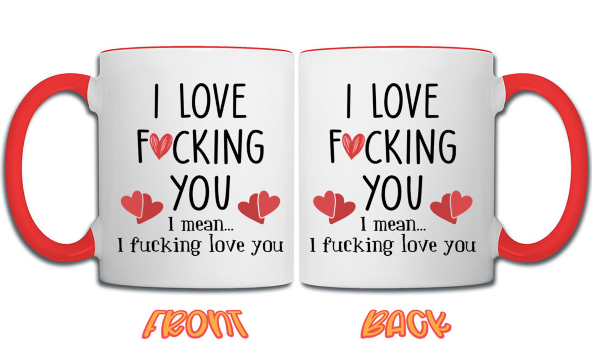 Discover Funny Gift for Wife, Husband, Fiance, I Love Fucking You Mug