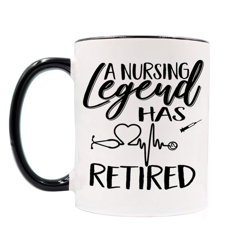 Retired Nurse Gift Retirement Gifts Mug for Nurse A Nursing Etsy