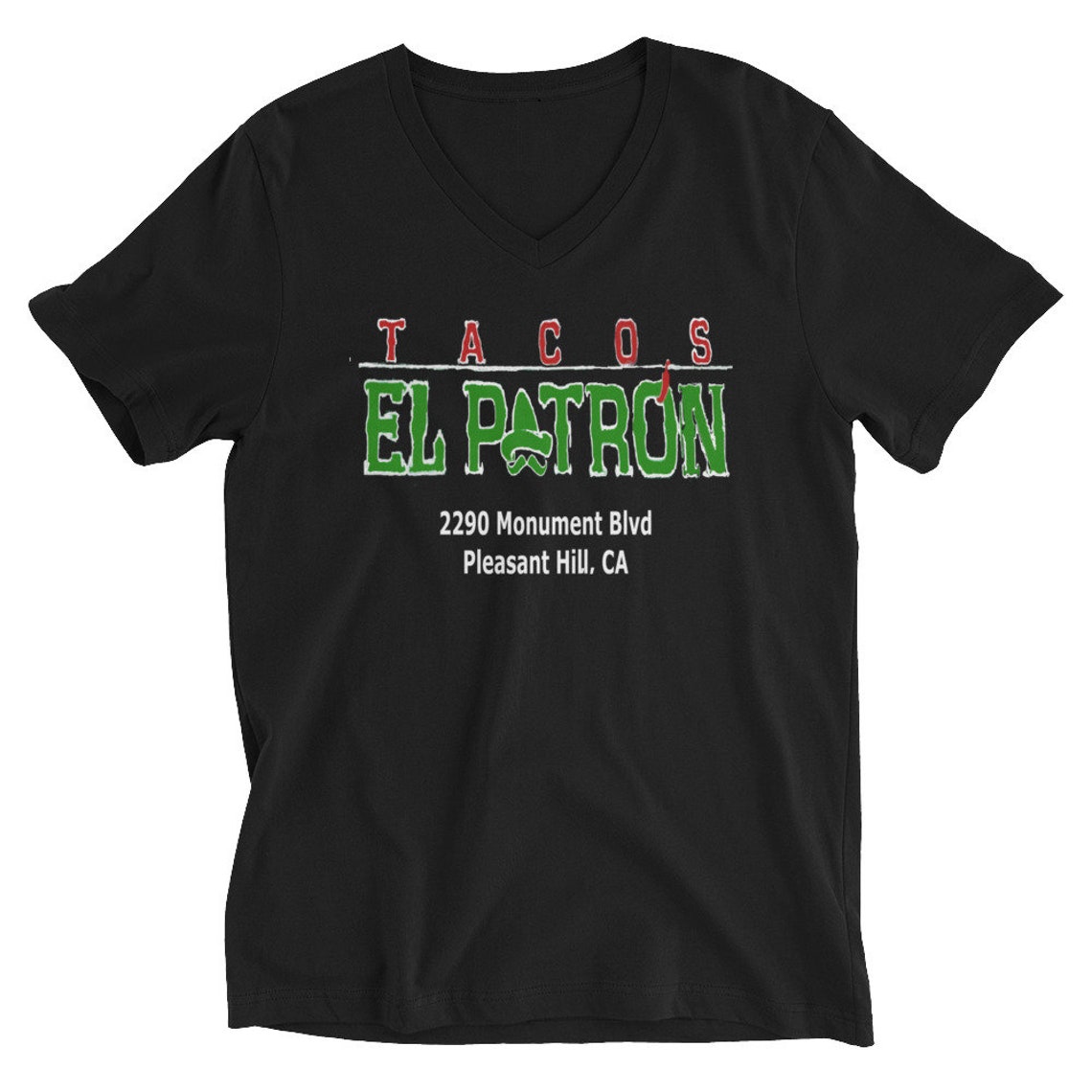 El Patron Unisex Short Sleeve VNeck TShirt Etsy
