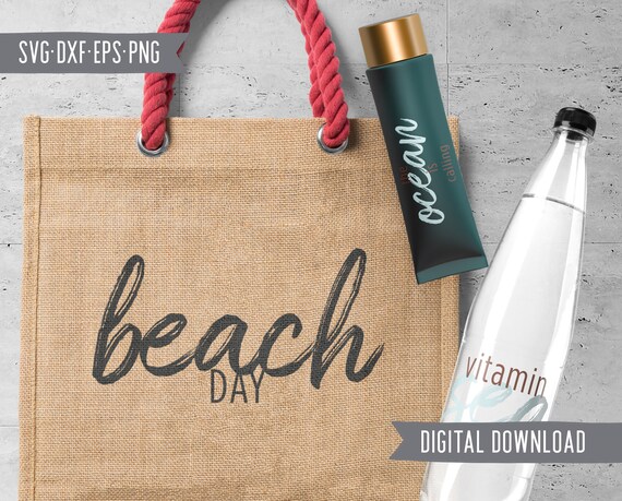 Beach Quote Svg Files For Cricut Silhouette Beach Day Ocean Is Calling Vitamin Sea Nautical Cut Files Svg Dxf Png Eps 3 Quotes