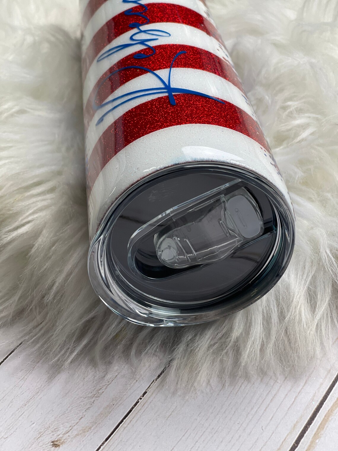 Patriotic Tumbler USA Tumbler American Flag Tumbler Red Etsy