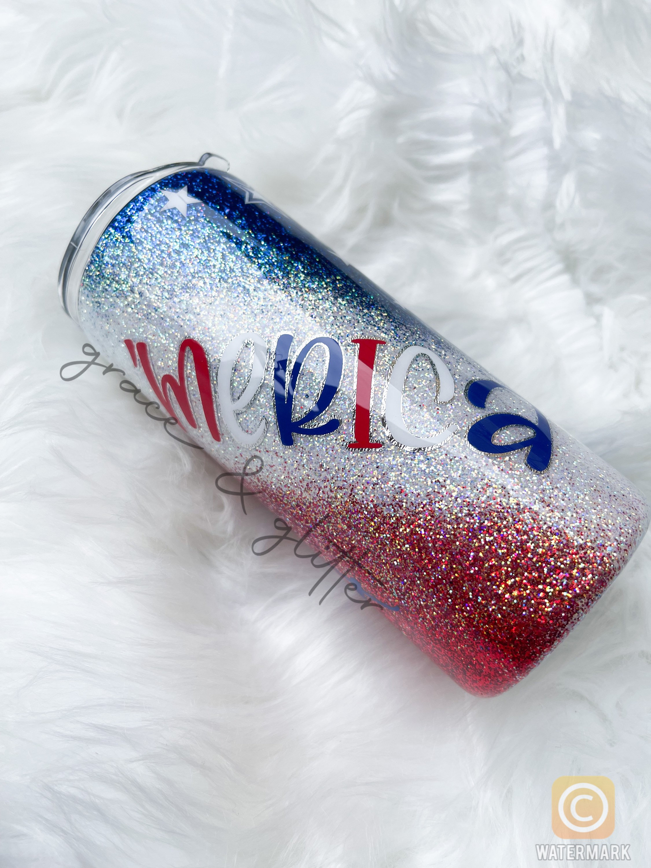 Funny Patriotic Slim Can Coolers - Red White and Booze Spiked