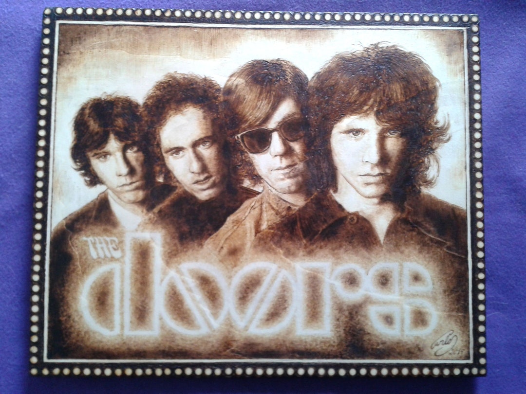 The DOORS. Pyrography Painting. Pyrography. 40 X 48.5 Cm - Etsy
