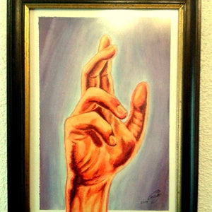 Manuel Trinidad. Manuelle Geste der Dreifaltigkeit. Aquarelle