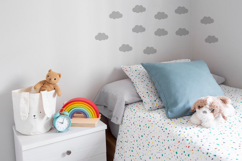 Wandsticker Wolke Wandtatoo Kinderzimmer Bild 1