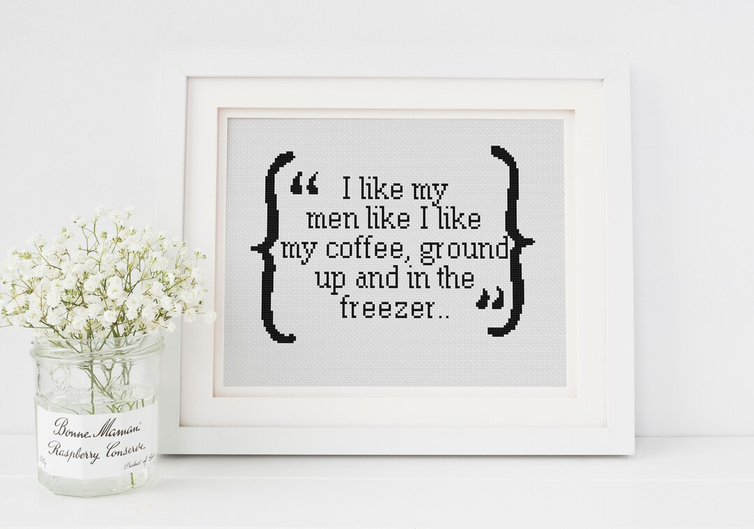 mi EVERYDAY I LIKE 6123592B8 I Like My Men Like I Like My Coffee, Ground up and in the